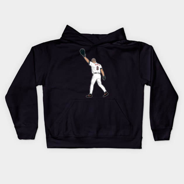 Shortstop ripken Kids Hoodie by Seeyaseiya